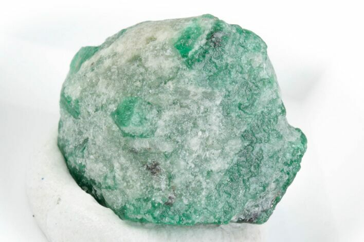 Vibrant Green Emerald in Calcite - Pakistan #381457
